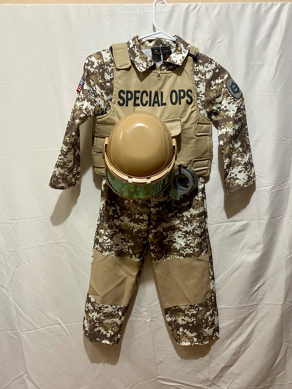 Authentic Kids Special Ops Costume Set Camo Size S (5/6)